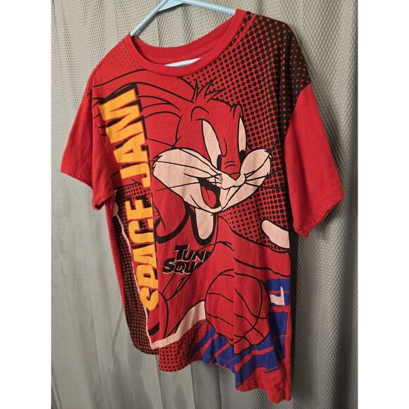 NWT VINTAGE CHAMPION SPACE JAM TUNE SQUAD BUGS BUNNY BASKETBALL JERSEY MENS XXL